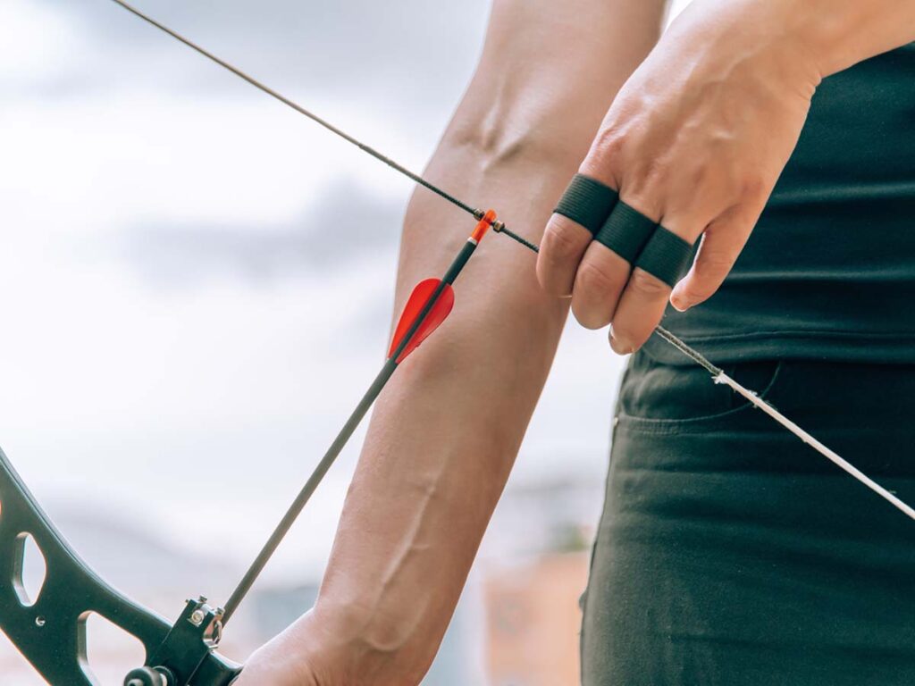 archery bowstring